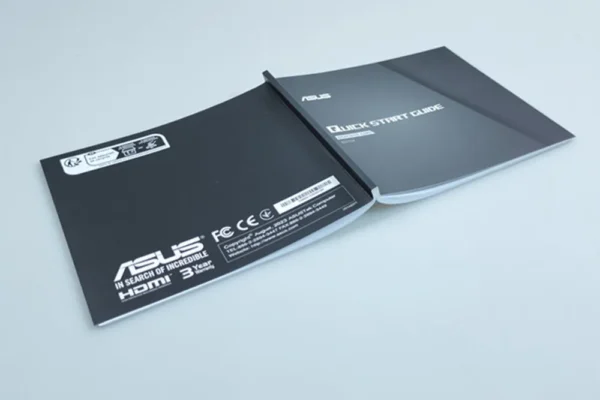 کاتالوگ مربعی دفترچه کارت گرافیک ASUS تیراژ 1000 عددی
