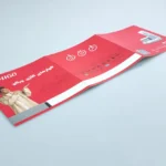 بروشور 3 لت مربعی قرمز CHIGO تیراژ 1000 عددی