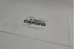 چاپ پوشه طلقی سفید طلاکوب مشکی capitano تیراژ 1000 عددی
